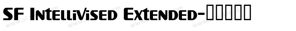 SF Intellivised Extended字体转换